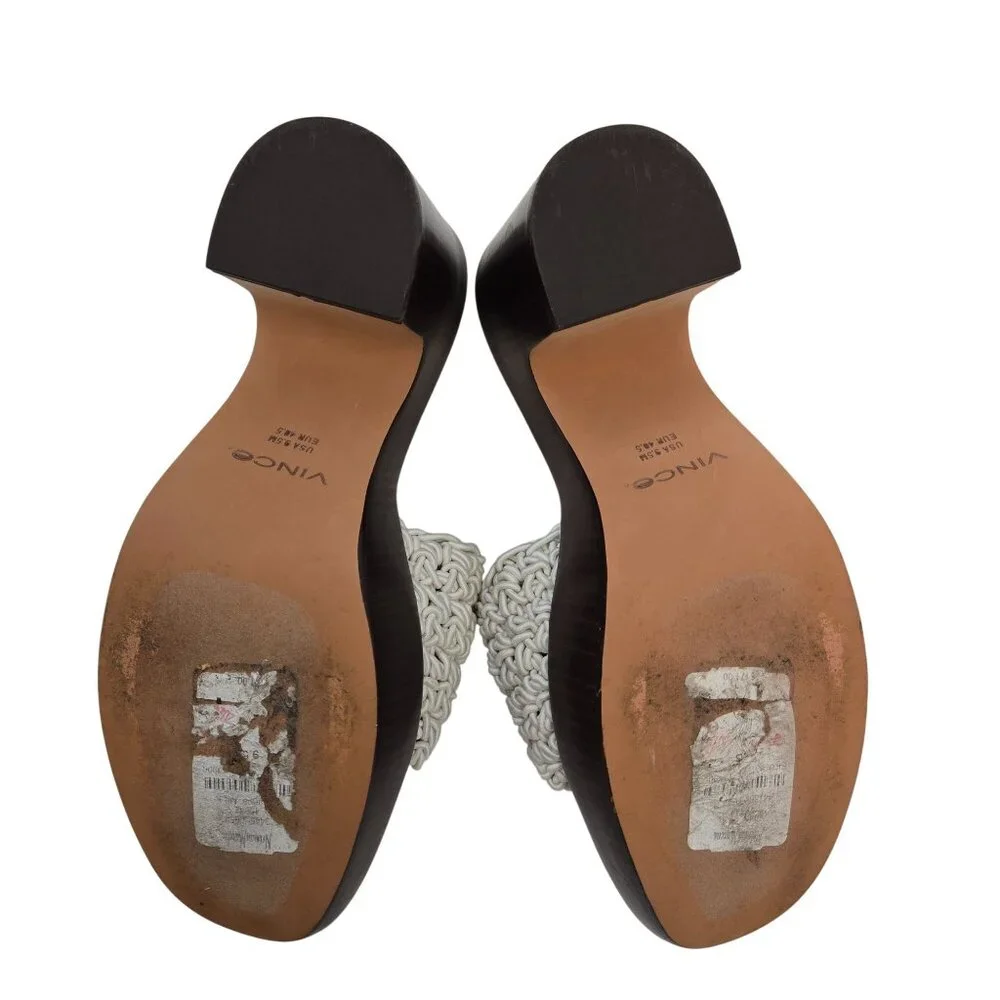 Vince. Nicki Crochet Platform High Heel Sandals Size 9.5